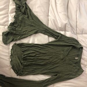 Bell bottom free people top